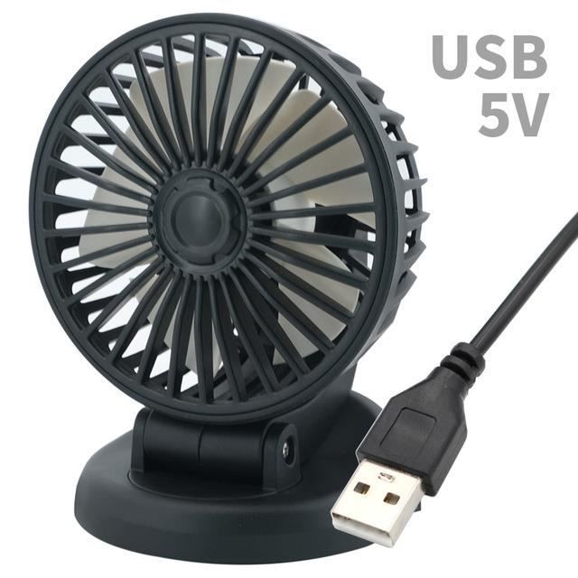 Ventilateur Portable De Voiture, 5V, USB