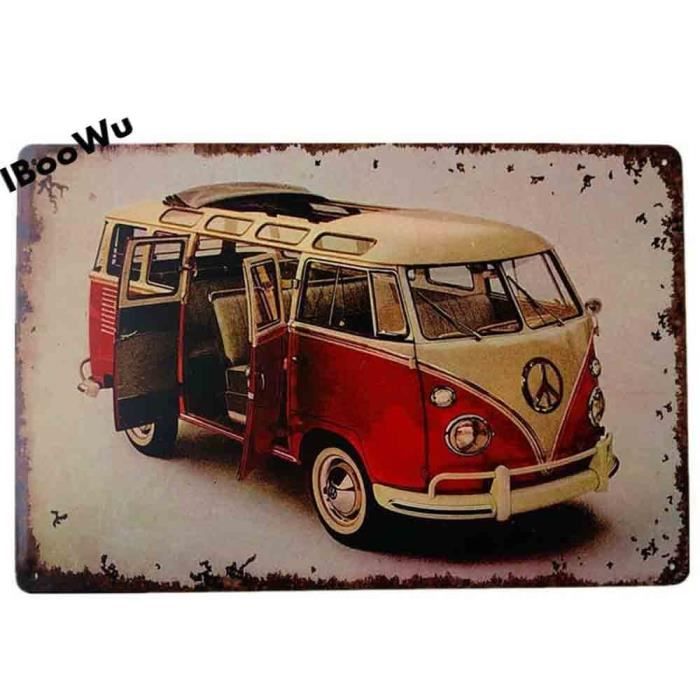 Plaque Métal étain Mobil – Décoration Garage / Bar / Pub – 30 X 20 Cm
