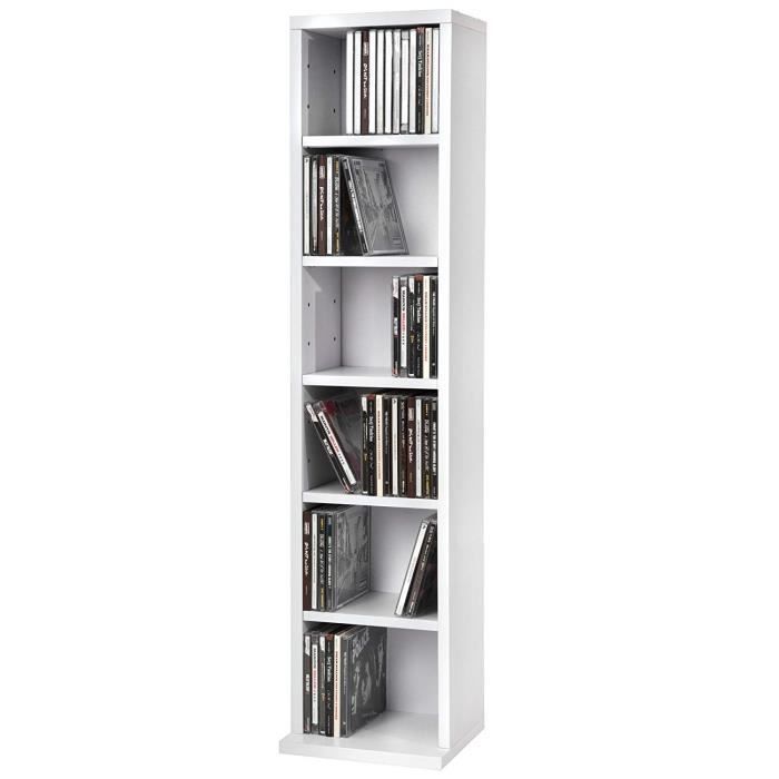 Etagere Rangement Cd Dvd Meuble De Rangement Pour 102 Cds H L P