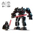 LEGO® Star Wars 75368 Le Robot Dark Vador, Jouet de Figurine avec Minifigurine et Grand Sabre Laser-1