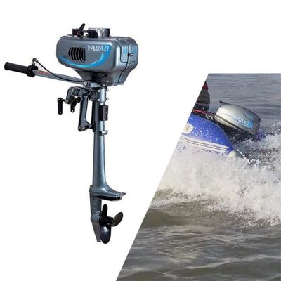 Moteur Hors-bord DAOHHFO 3.5 CV – 2 Temps 49cc, Tige Courte, Pour Bateaux Gonflables, Pêche Et Loisirs