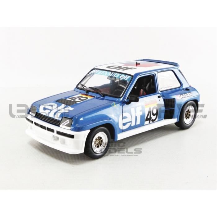 Voiture Miniature Renault 5 Turbo No 68 European Cup 1984 1/18 - S1801312  SOLIDO