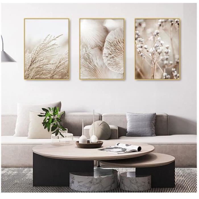 Lot De 6 Affiches Déco Sur Toile 20x30 Cm - Décoration Murale Tendance - Pour Chambre, Salon, Bureau - Style Sans Cadre