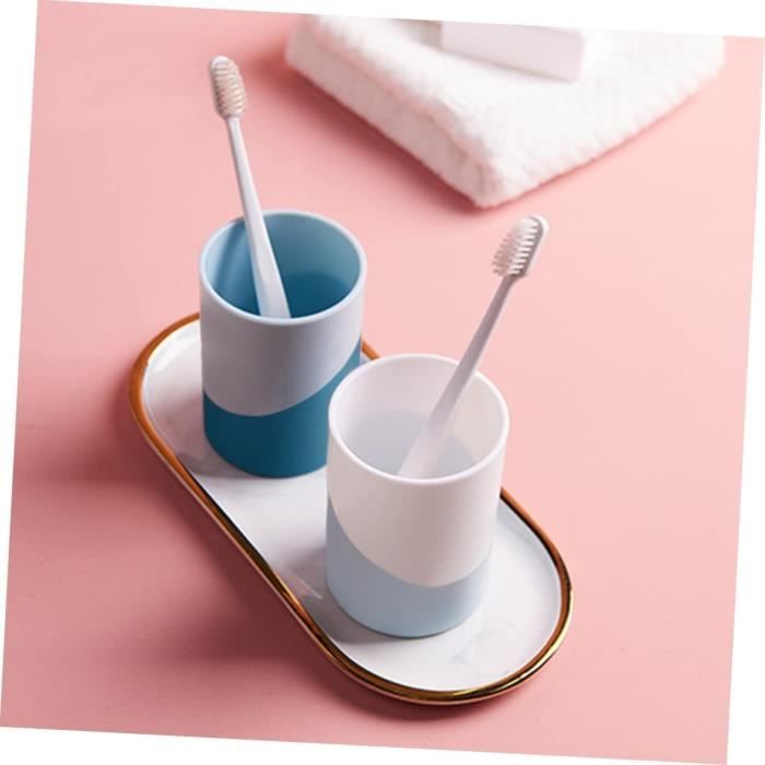 ZTTTD Japonais rince-Bouche Tasse brossage Tasse Brosse à Dents Tasse  Bouche Tasse ménage en Plastique Ensemble Couple Tasse : : Cuisine  et Maison