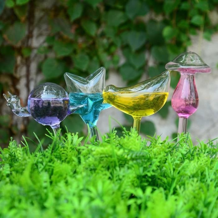 Pulvérisateur,Bocal pour arrosage automatique des plantes en verre  décoratif pour les oiseaux, 6 Styles maison-jardin - Type D - Cdiscount  Jardin