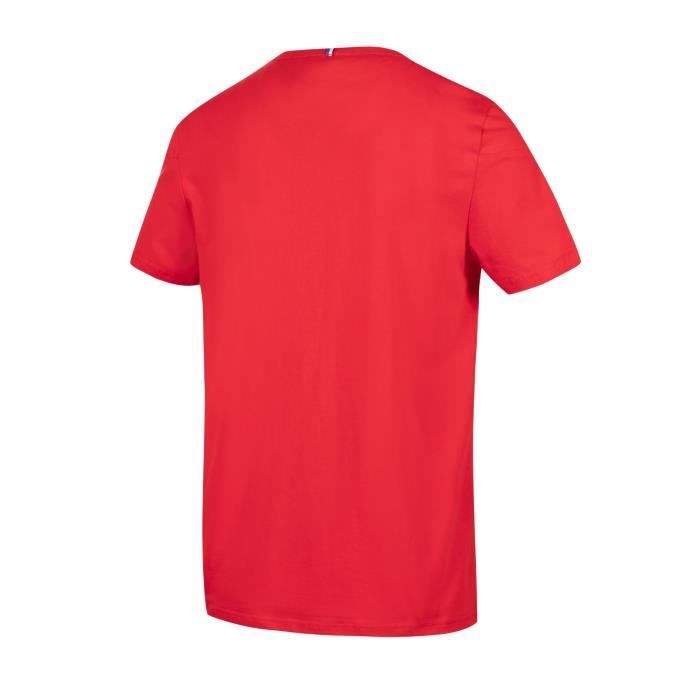 Polo le shop coq sportif rouge