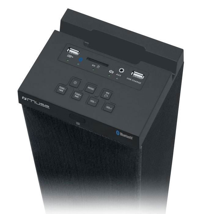 Enceinte bluetooth avec radio FM, CD et port USB - 60W +