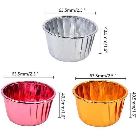 Moules à Cupcakes En Papier Lot De 150 - Mini Caissettes Jetables Antiadhésives Pour Muffins, Mariages Et Fêtes