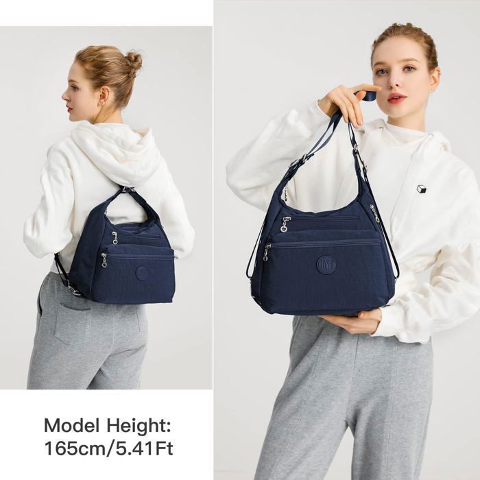 Porté épaule Besace Convertible Sac Ã Dos Sacs Femme Sac Besace à  Bandoulière En Cuir Grainé NEW CITIZEN