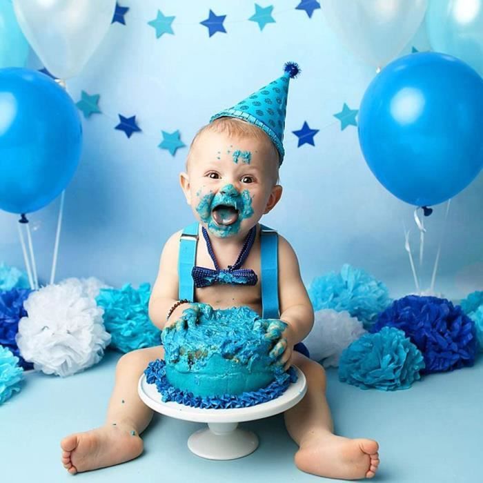 ballon gonflable pour anniversaire bleu