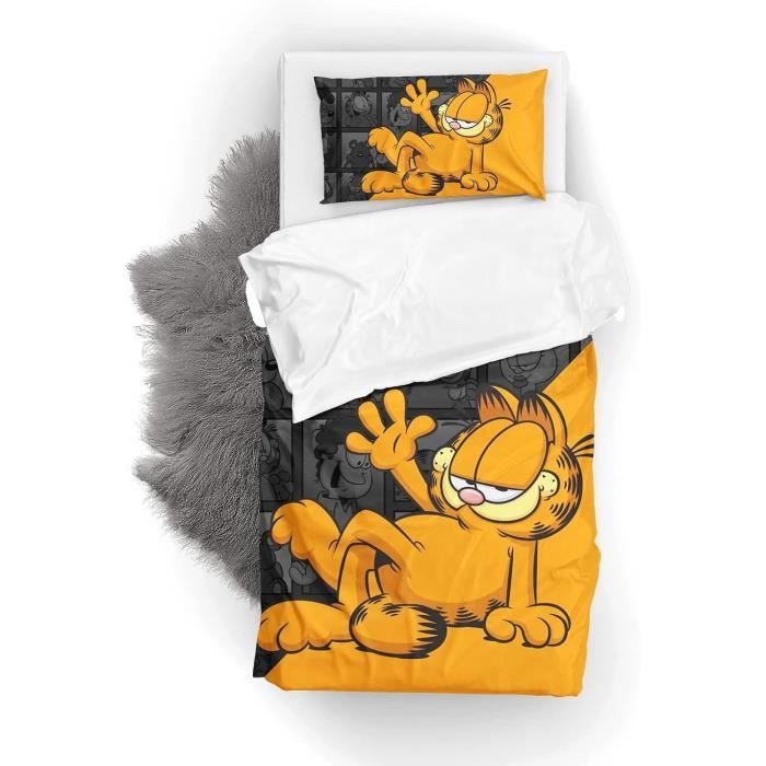 Cartoon Garfield Parure De Lit Pour Enfant En Microfibre Imprimée 3D ...