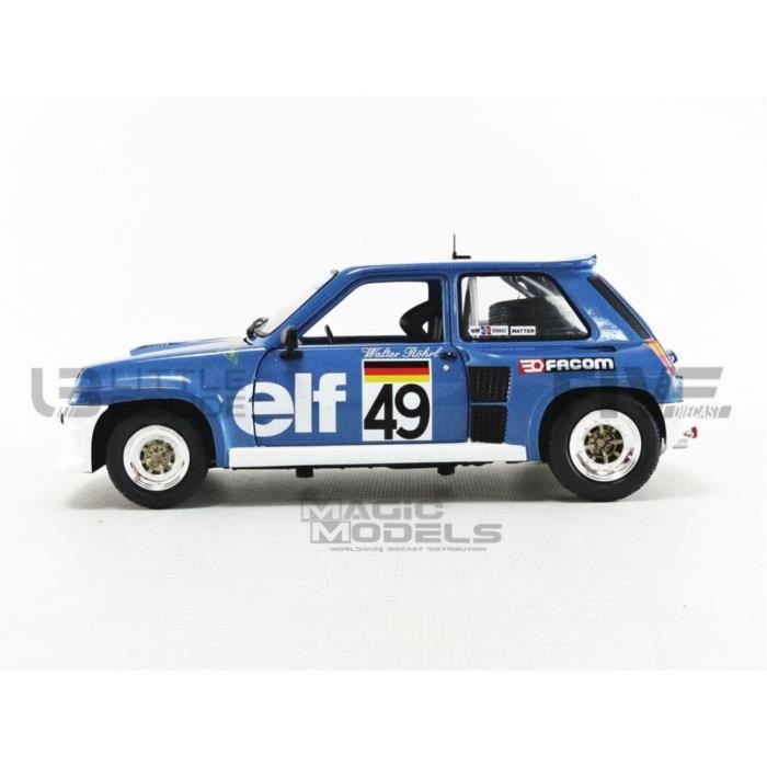 Voiture Miniature Renault 5 Turbo No 68 European Cup 1984 1/18 - S1801312  SOLIDO
