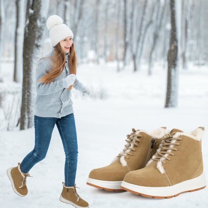 Boots 2025 femme hiver