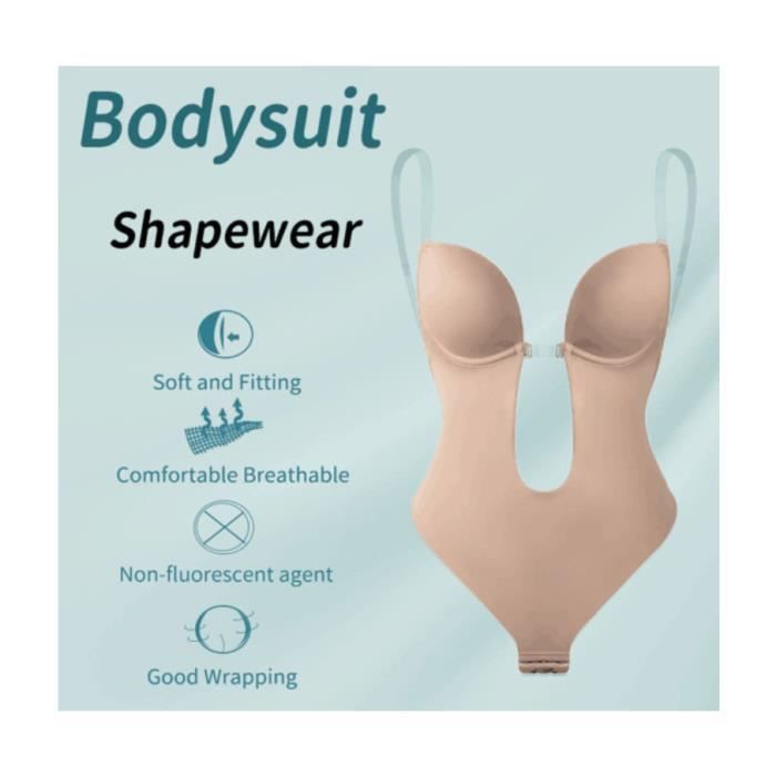 Dos Nu Body Shaper, Body Complet String Sexy sans Couture