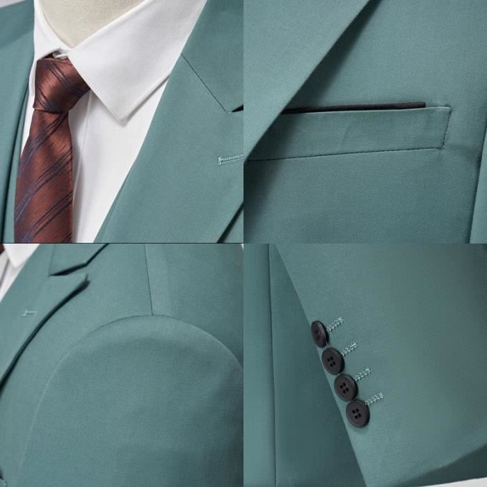 Costume Homme Mariage Slim Fit 3 Pi ces C r monie Vetement
