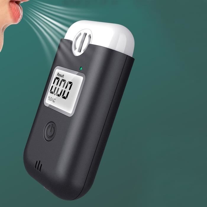 Minifinker Testeur Alcool Portable LED avec Fonction Lampe de Poche Minifinker Testeur Alcool Portable LED avec Fonction Lampe de Poche