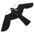 Répulseur d'oiseaux - Effaroucheur cerf-volant volant avec perche télescopique - SURENHAP - noir - Tissu en nylon - 7m-3