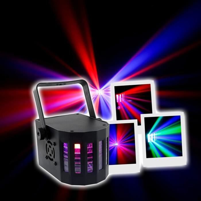 Pack light DJ 4 jeux de lumière + 1 Portique PA DJ SONO MIX LED idéal soirée  anniversaire mariage - BAR CLUB