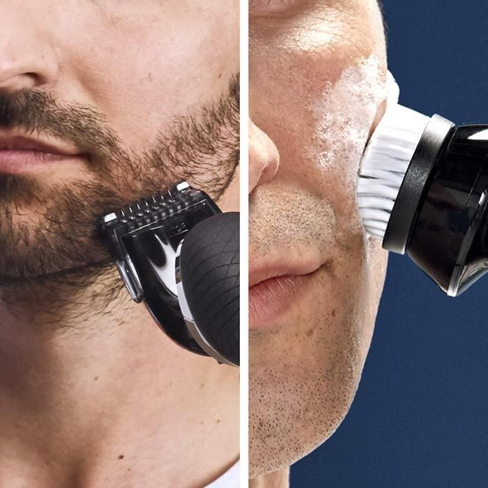 Philips Rasoir électrique Series 9000, chrome foncé, avec système de rasage  Lift & Cut et technologie SkinIQ, tondeuse escamotable, stylet à barbe,  socle de recharge, (modèle S9987/59) : : Hygiène et Santé