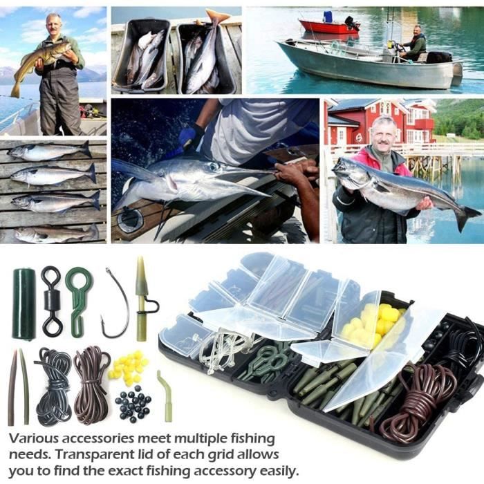 Kit de Pêche Pratique à Carpe en PVC Manches Clip de Plomb de Sécurité  Épingles à Anneaux Tuyau en Silicone Outil de Pêche-CER - Cdiscount Sport