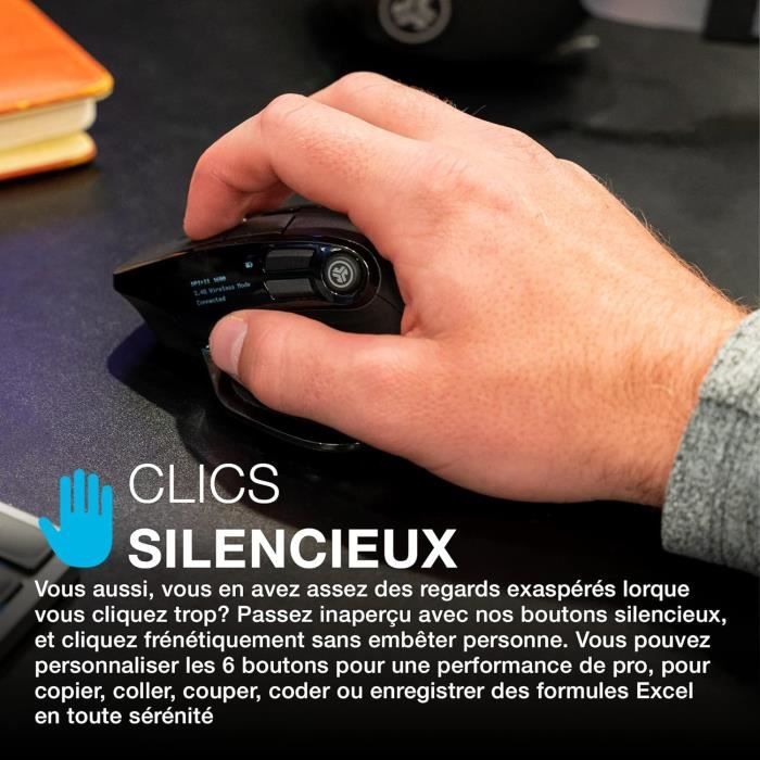 SOURIS GAMING SANS fil rechargeable LED gamer PC silencieuse ergonomique neuve EUR 11,00 - FR