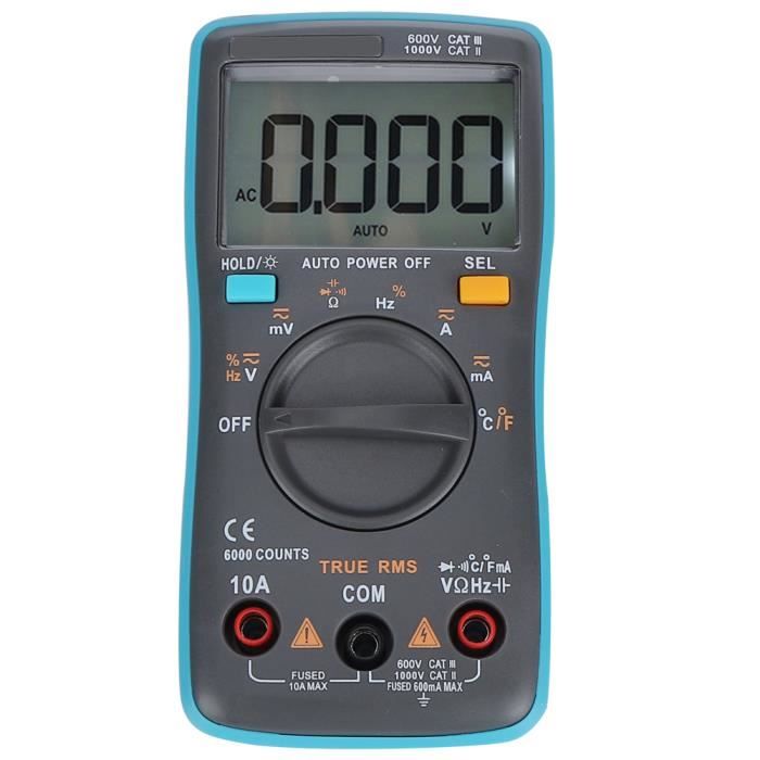 Sonde Rms VGEBY Multimètre digital Sonde de type K Multimètre True RMS Test de ...