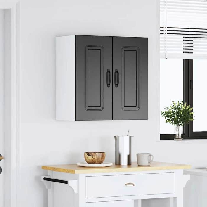 Armoire Murale De Cuisine | Meuble De Cuisine Kalmar Chêne Fumé Bois D