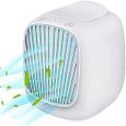GXT Mini climatiseur Portable Refroidisseur d'air 7 Couleurs LED USB Refroidisseur Ventilateur de Refroidissement d'air