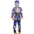 Déguisement Transformers Optimus Prime Enfant Muscle Halloween Noël Cosplay Costume-0