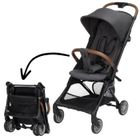BÉBÉ CONFORT BEBECONFORT Poussette cabine Zephir, 1ère âge, ultra compacte, pliage facile, naissance à 4 ans, jusqu'à 22 kg Mineral Graphite
