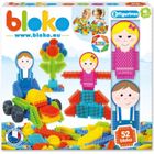 Jeu d'assemblage - BLOKO - Coffret de 50 BLOKO et 2 figurines Family - Dès 12 mois - Fabriqué en Europe