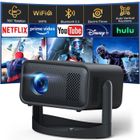 JEEMAK Vidéoprojecteur 720P Mini Projecteur Portable - 300 ANSI - WiFi 2.4G/5G - Bluetooth 5.3 - Android 11 avec Netflix