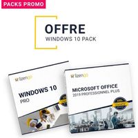 Windows 10 Pro - Office Professionnel Plus 2019 - Systeme d'exploitation à télécharger