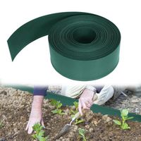 NAIZY Bordure de pelouse jardin 80m flexible en plastique PP - Protection UV résistante aux intempéries, Vert