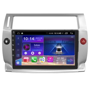 AUTORADIO AWESAFE Autoradio Android 12 pour Citroen C4 2004-2009 avec 1Go+32Go 9''écran Tactile, Carplay GPS WiFi Bluetooth Android Auto