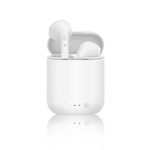 CASQUE - ÉCOUTEURS BLANC-Écouteurs sans fil I12 TWS Macaron Bluetooth
