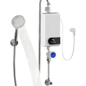 CHAUFFE-EAU Mini chauffe-eau électrique instantané sans réservoir 5500 W avec indicateur LED pour laver la cuisine et la salle de bain.[Q355]