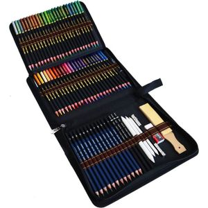 Gobesty Malette Dessin crayon aquarellable de 72 crayons de couleurs  adultes kit dessin professionnel Professionnel pour le54 - Cdiscount  Beaux-Arts et Loisirs créatifs