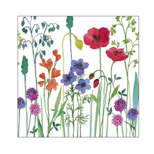 WallyE Lot De 20 Serviettes En Papier Chintz à Motif Floral Pour