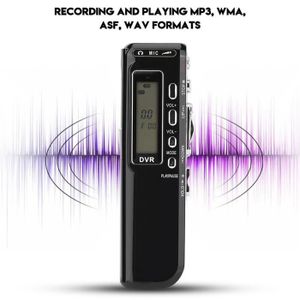 Enregistreur à Commande vocale numérique Enregistreur Audio Mini Enregistreur Vocal pour conférences et réunions Portable 8 Go MP3 