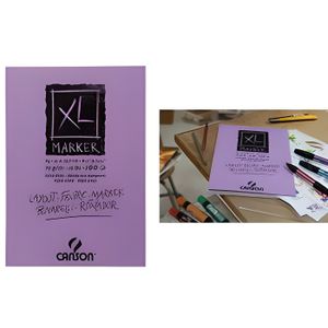 BLOC NOTE CANSON Bloc 100 feuilles XL® Marker A4 - 70 g - Bl