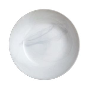 ASSIETTE Assiette creuse grise 20 cm Diwali Marble - Lumina