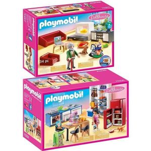 FIGURINE - PERSONNAGE Figurine miniature Playmobil Dollhouse – 70206+702