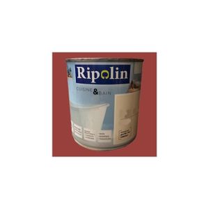 PEINTURE - VERNIS RIPOLIN Peinture AcryliqueeCuisine & Baine Rouge c´te 0,5 L