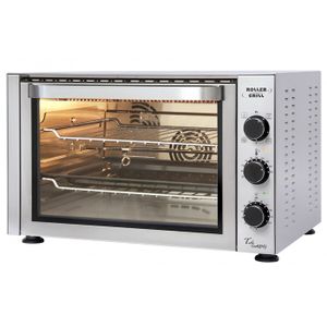 MINI-FOUR - RÔTISSOIRE ROLLER GRILL TQ 380 - Mini four professionnel mult