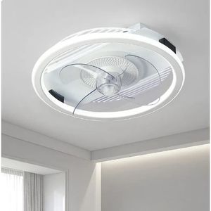 VENTILATEUR DE PLAFOND RUMOCOVO®  Plafonnier LED à Ventilateur de Plafond