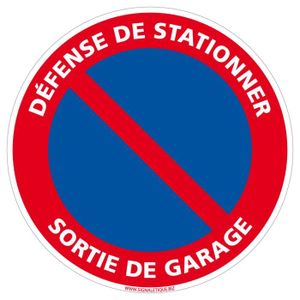 Autocollant stationnement interdit - Sticker A moi Etiquette & Autocollant