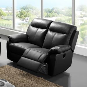 Canape Relax 2 Places Cuir Achat Vente Pas Cher