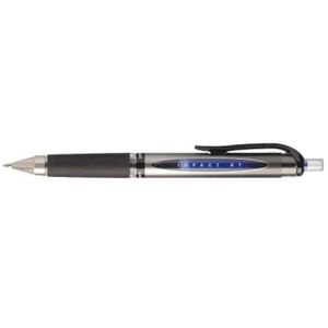 Lot De 6 Stylos Roller Uni-Ball Signo Broad UM153C - Encre Gel Noire, Pointe 1mm, Grip Confortable - Rechargeable
