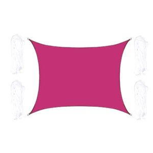 VOILE D'OMBRAGE Voile d'Ombrage Rectangulaire YOUCAI - Rose - 3x5m